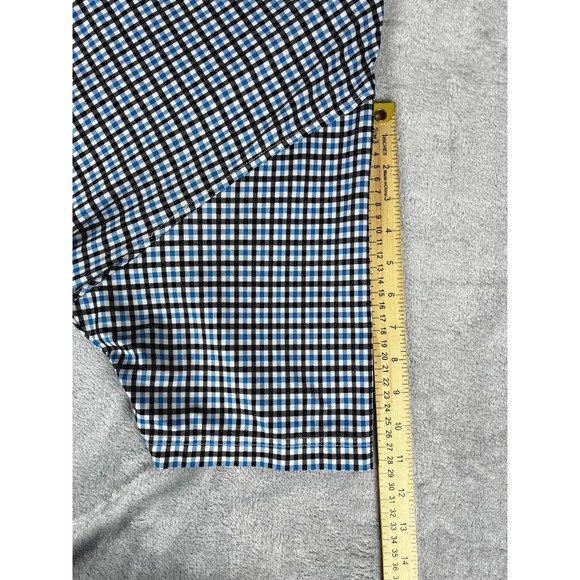 Footjoy Polo Shirt Mens Large Tartan Collar Golf Wicking Tech‎ FJ Breathable - Picture 6 of 6